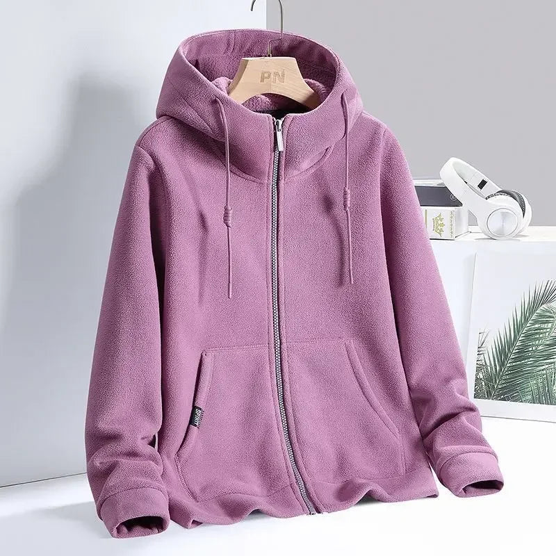 Felpa Klara Zip-Up - Morbida, Calda e Unisex